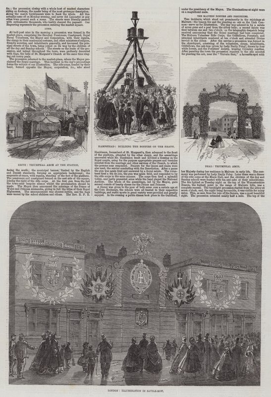 Bröllop mellan prinsen av Wales och Alexandra av Danmark av William Henry Pike