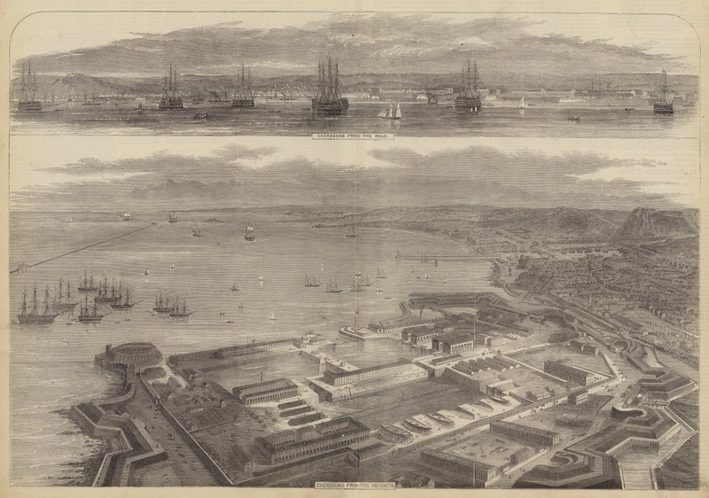 Skisser från Cherbourg av William Henry Prior