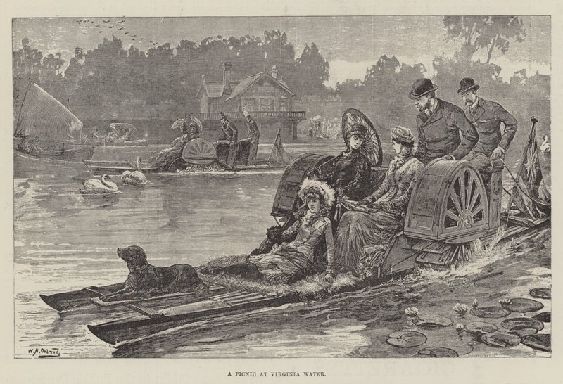 Picknick vid Virginia Water av William Heysham Overend
