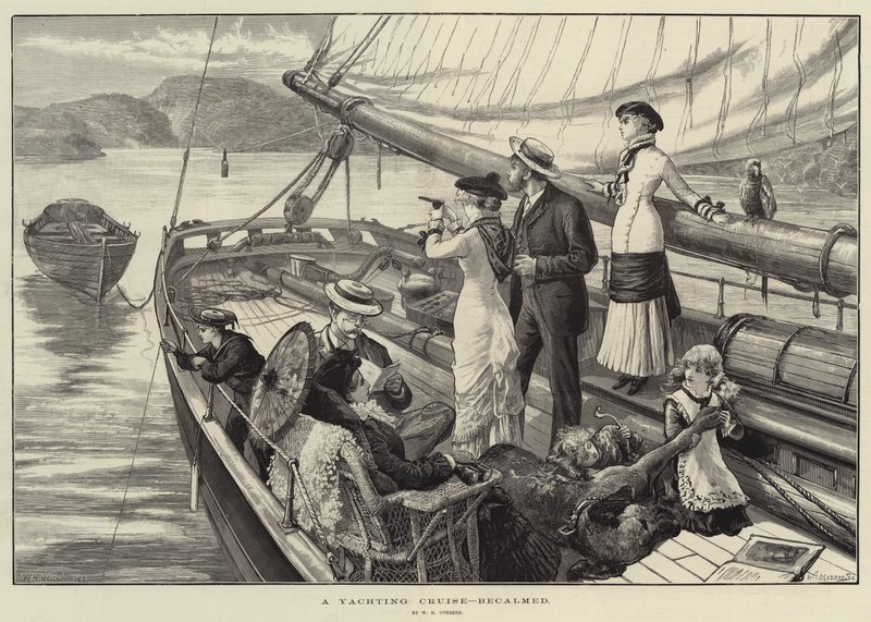 En Yachting kryssning, lugnad av William Heysham Overend
