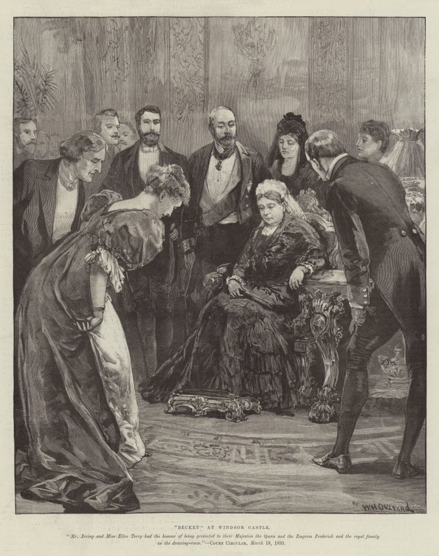 Becket, vid Windsor Castle av William Heysham Overend