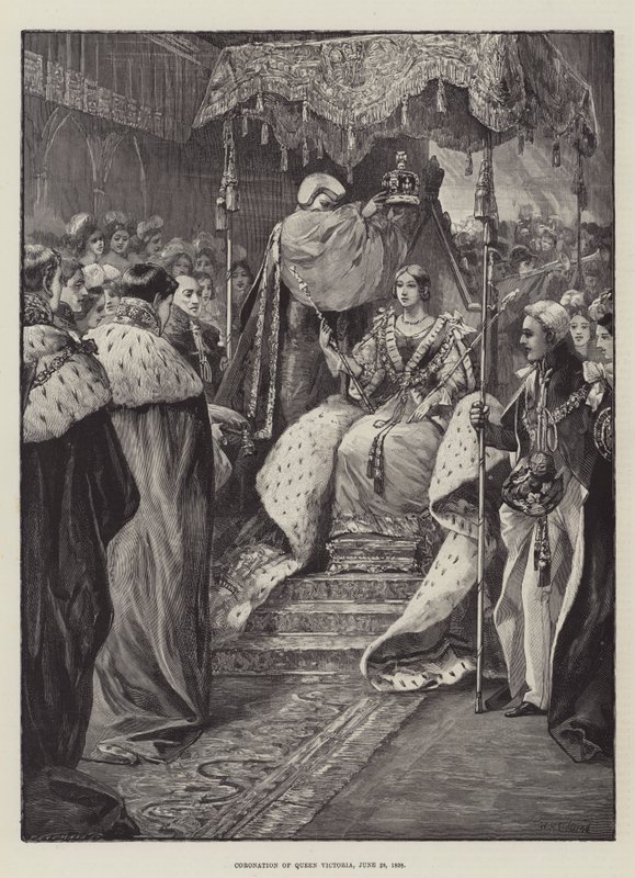 Drottning Victorias kröning den 28 juni 1838 av William Heysham Overend