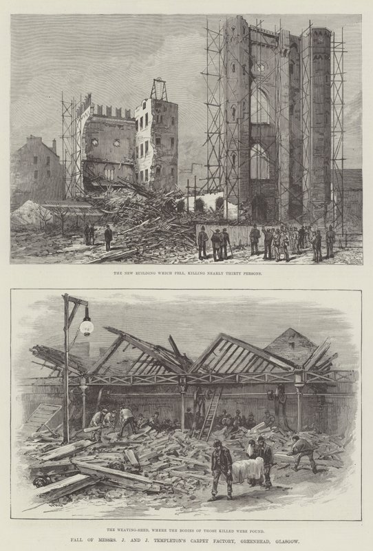 Fall of Mrs J and J Templeton
