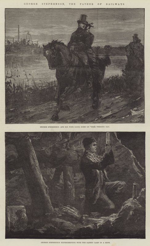 George Stephenson, järnvägarnas fader av William Heysham Overend