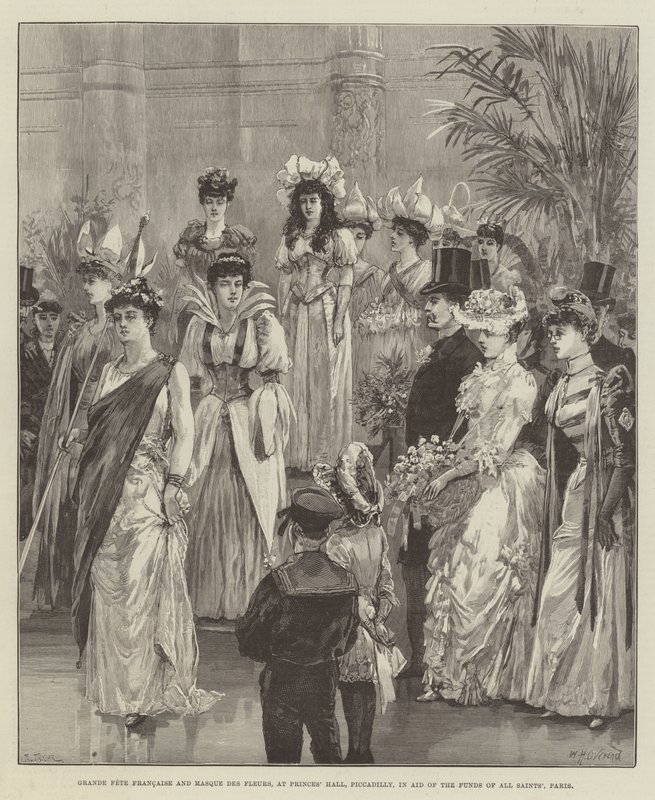 Grande Fete Francaise och Masque des Fleurs, i Princes 