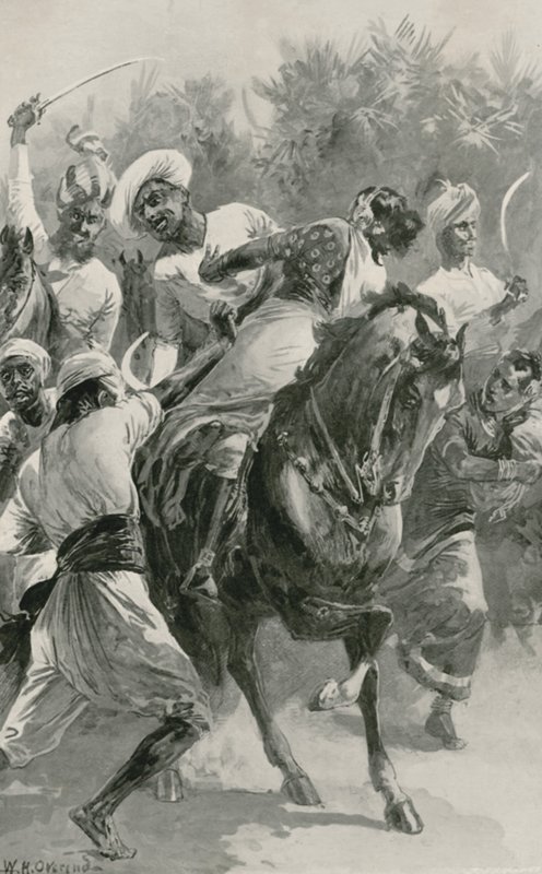 Mahratta Freebooters på en raidexpedition av William Heysham Overend