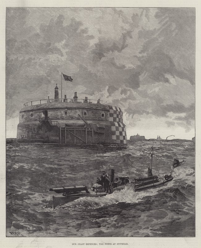 Vårt kustförsvar, forten vid Spithead av William Heysham Overend