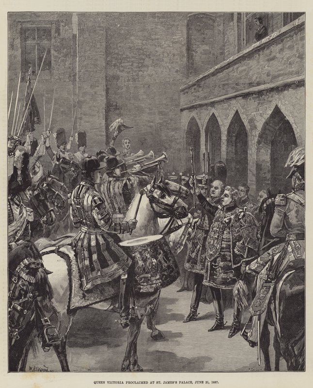 Drottning Victoria proklamerades i St James