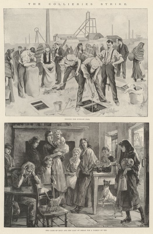 Collieries strejker av William Heysham Overend