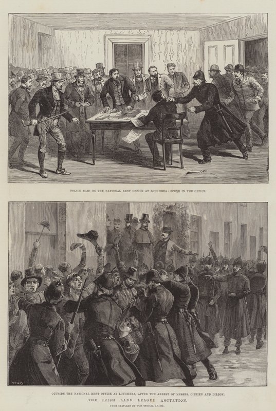 Irish Land League Agitation av William Heysham Overend