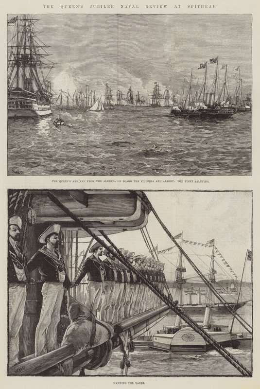 Drottningens jubileum i Spithead av William Heysham Overend