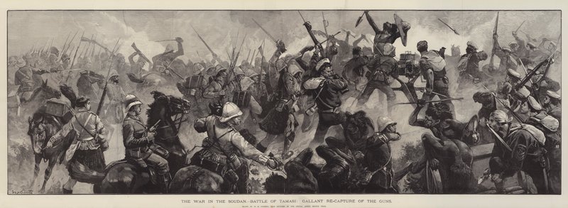Kriget i Soudan, Slaget vid Tamasi, Gallant Re-Capture of the Guns av William Heysham Overend