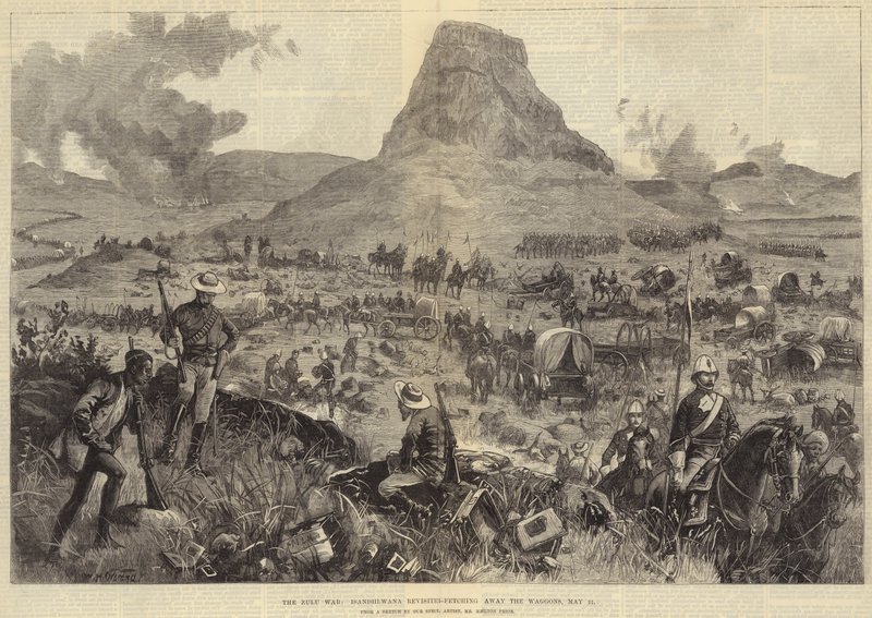 Zulukriget, Isandhlwana på nytt, hämta vagnarna, 21 maj av William Heysham Overend
