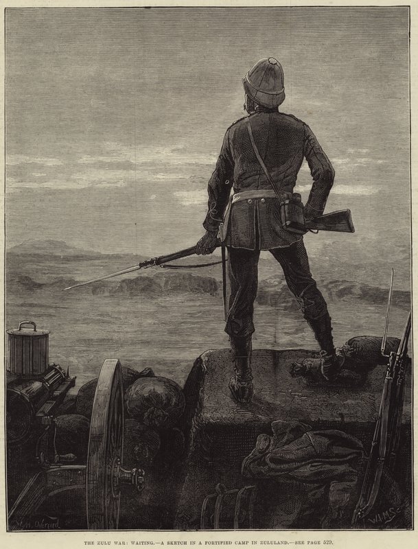 Zulukriget, väntar av William Heysham Overend