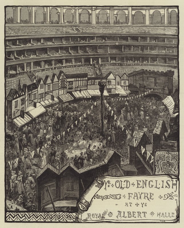 Ye Old English Fayre, vid Royal Albert Hall av William Heysham Overend