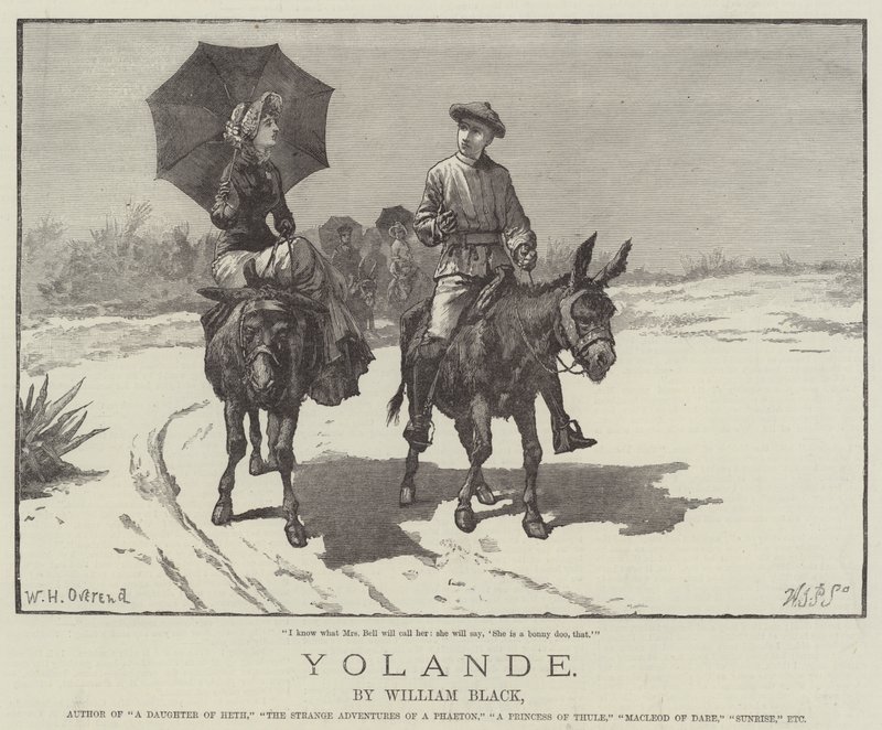 Yolande, av William Black av William Heysham Overend