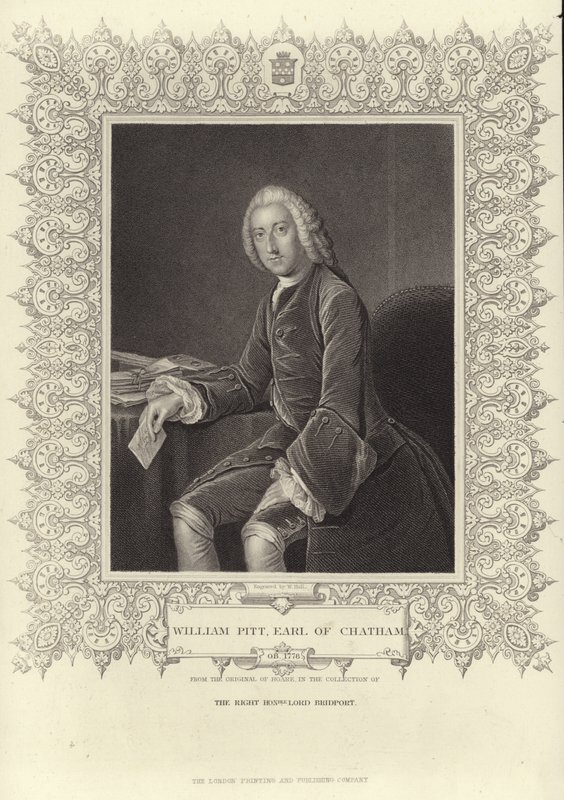 Porträtt av William Pitt den äldre av William Hoare