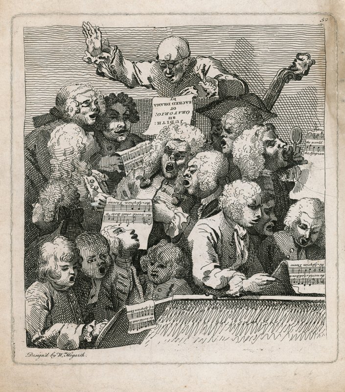 Musiker av William Hogarth
