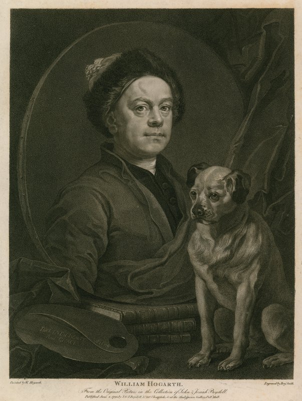Självporträtt av William Hogarth av William Hogarth
