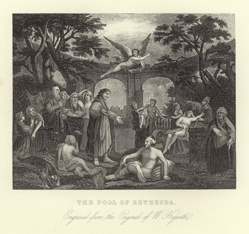 Poolen i Bethesda av William Hogarth
