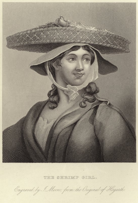 Räkflickan av William Hogarth