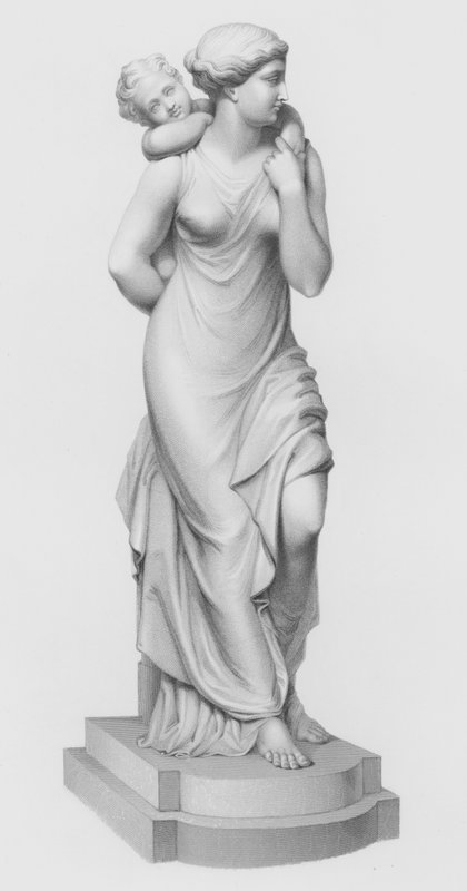 Maternal Love, graverad av W Roffe från gruppen av E B Stephens (gravyr) av William John Roffe
