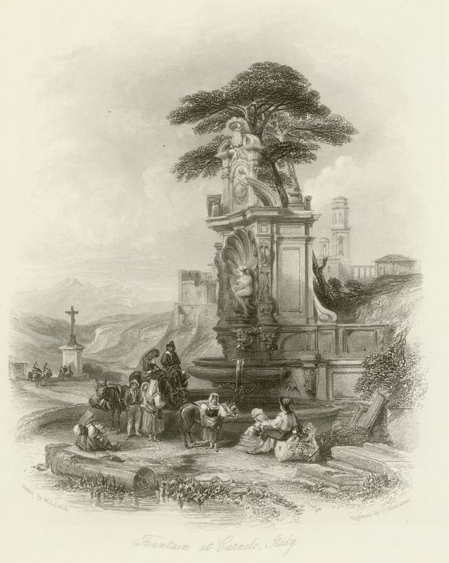 Fontän vid Carnelo av William Leighton Leitch