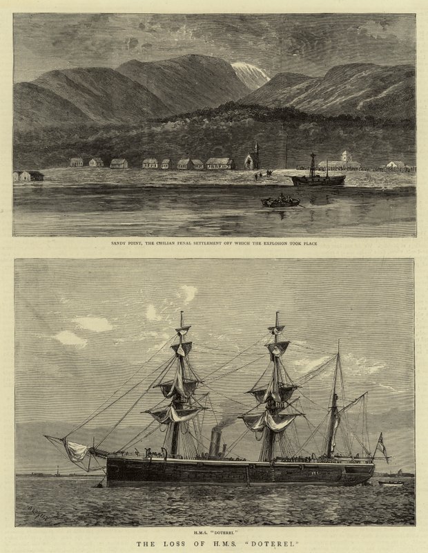 Förlusten av H M S Doterel av William Lionel Wyllie