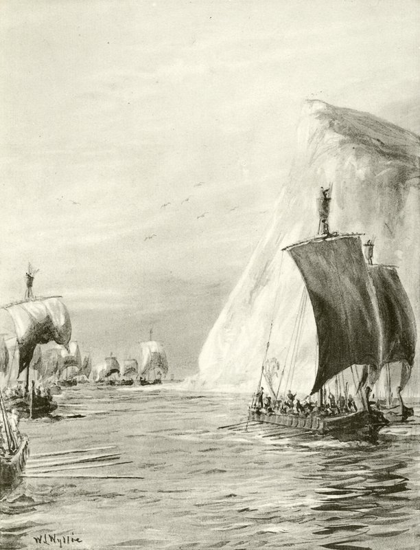 "Det finns en ström i människors angelägenheter" (djuptryck) av William Lionel Wyllie