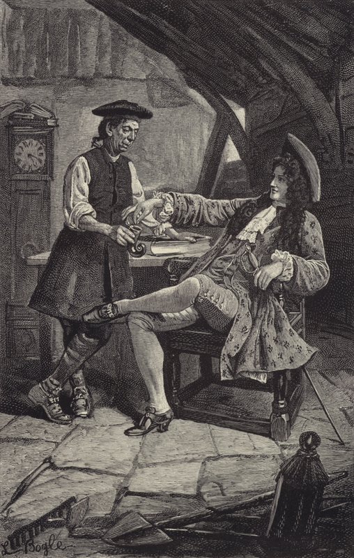 Frank i Andrew Fairservices stuga av William Lockhart Bogle