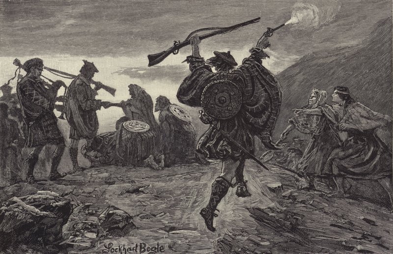 Rob Roy välkomnas av sin klan av William Lockhart Bogle