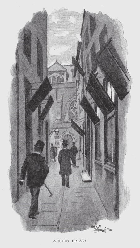 Austin Friars (litho) av William Luker