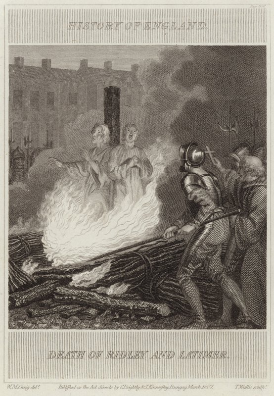 Ridley och Latimers död av William Marshall Craig