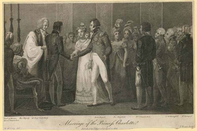 Prinsessan Charlottes bröllop av William Marshall Craig
