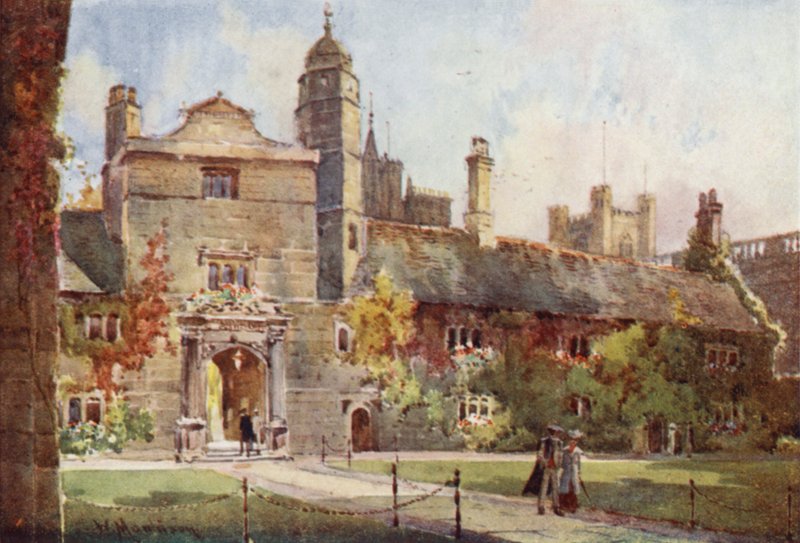 The Gate of Virtue, Gonville och Caius College av William Matthison