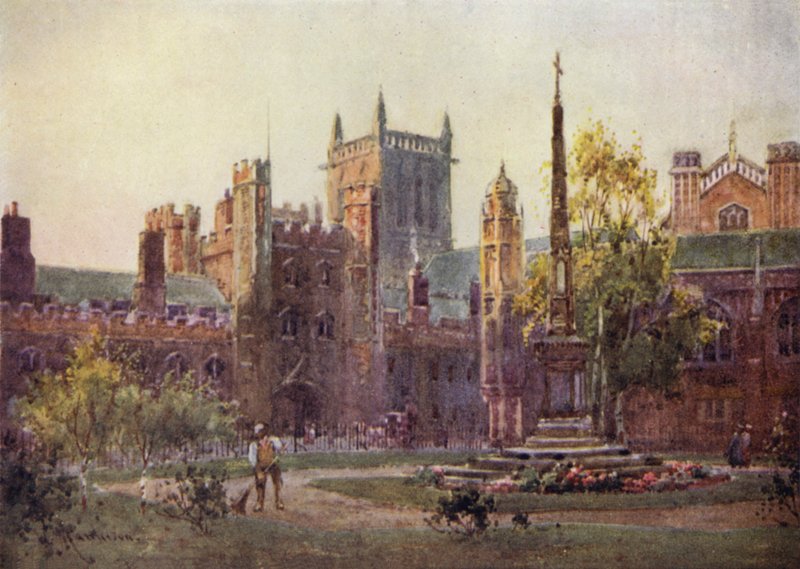 Gateway och Tower of St Johns College av William Matthison