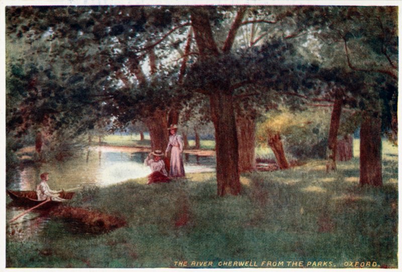 The River Cherwell, fra Parks, Oxfordswed av William Matthison