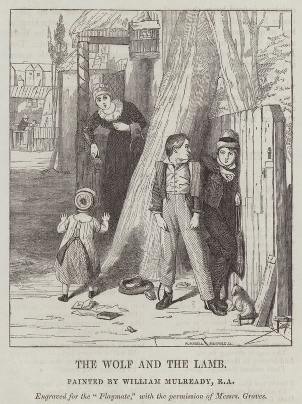 Vargen och Lammet av William Mulready