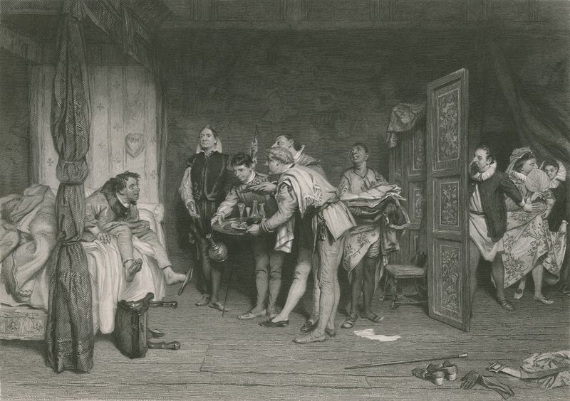 Christopher Sly, Taming of the Shrew, c.1880 av William Quiller Orchardson