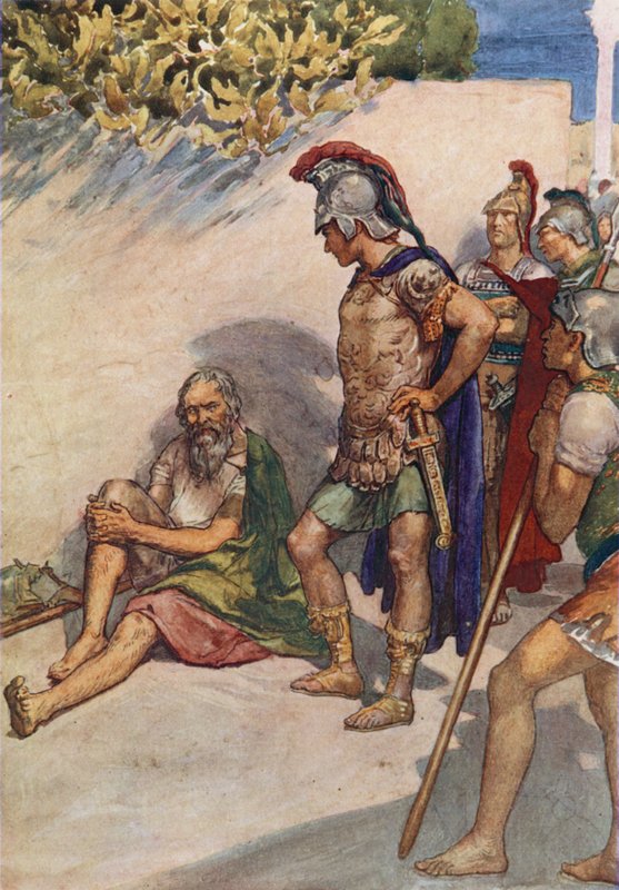 Alexander och Diogenes av William Rainey