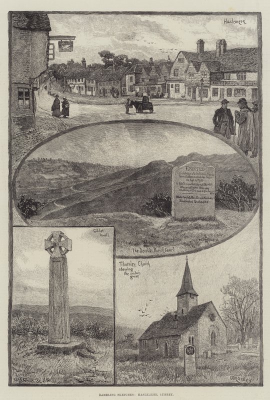 Vandringsskisser, Haslemere, Surrey av William Rainey