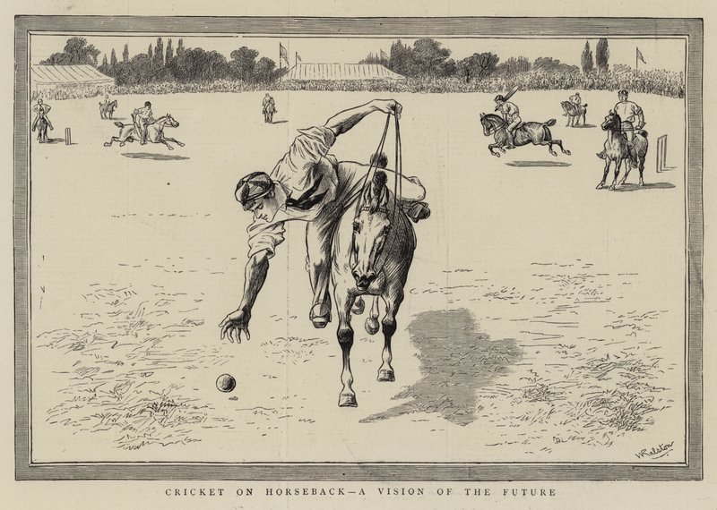 Cricket på hästryggen, en framtidsvision av William Ralston