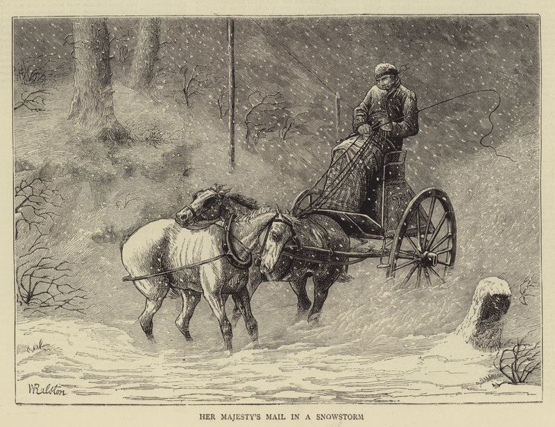 Hennes Majestäts brev i en snöstorm av William Ralston