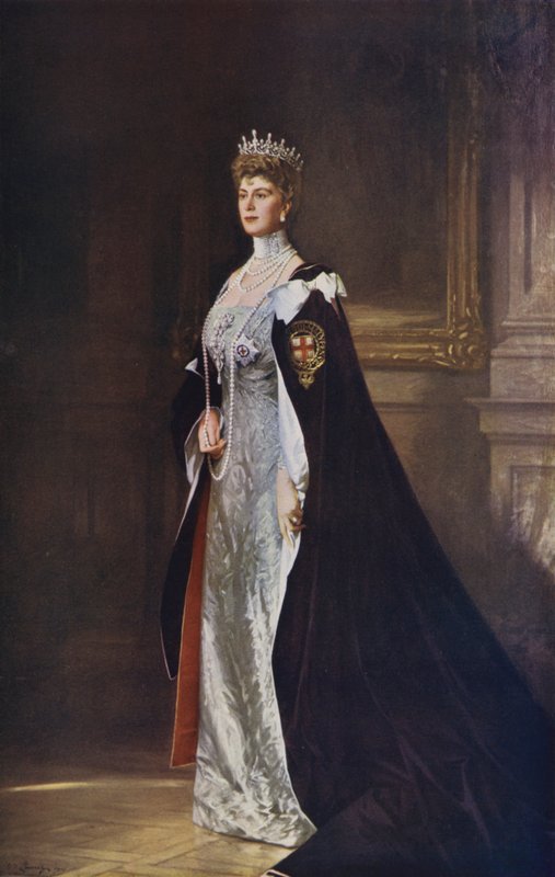 Queen Mary, gemål till kung George V av William Samuel Henry Llewellyn