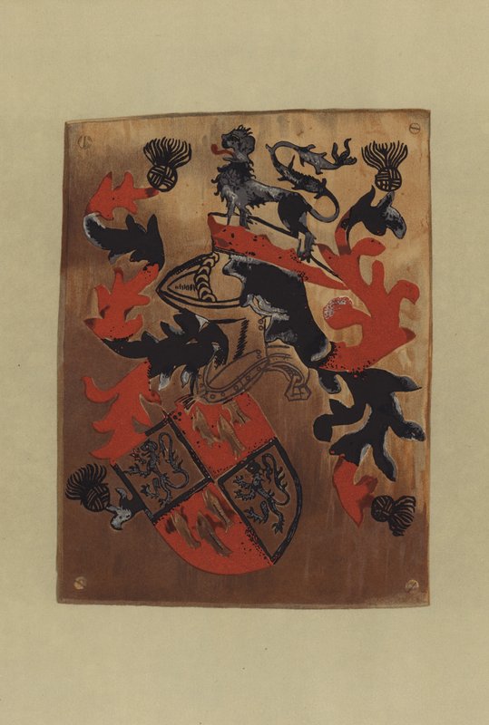 Sir Henry Percy, lord Percy, lord Poynings och jarl av Northumberland, 1474-1489 (chromolitho) av William St John Hope