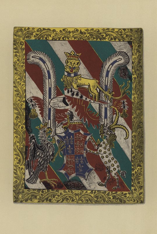Sir John Beaufort, jarl av Kendal och jarl och hertig av Somerset, c 1440-1444 (chromolitho) av William St John Hope
