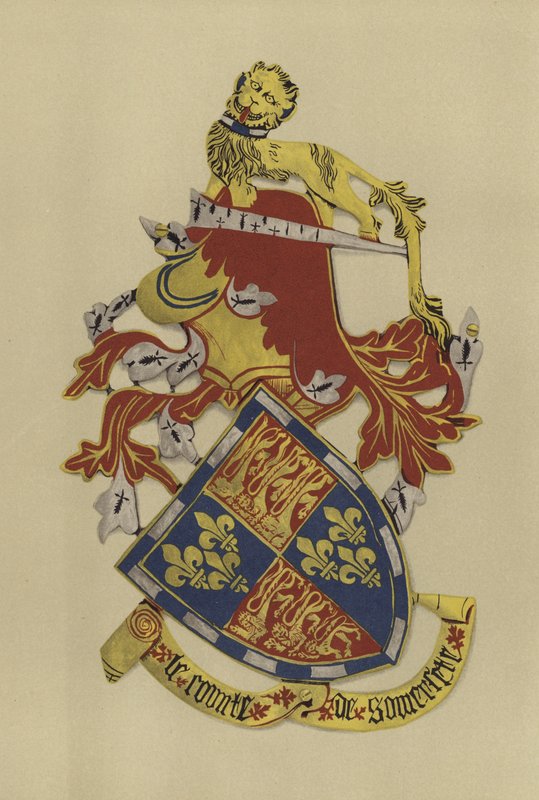 Sir John Beaufort, earl av Somerset, 1397-1410 (chromolitho) av William St John Hope