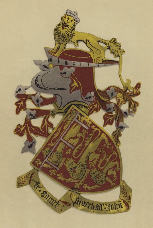Sir John Mowbray, hertig av Norfolk och marskalk jarl, 1421-1432 (chromolitho) av William St John Hope