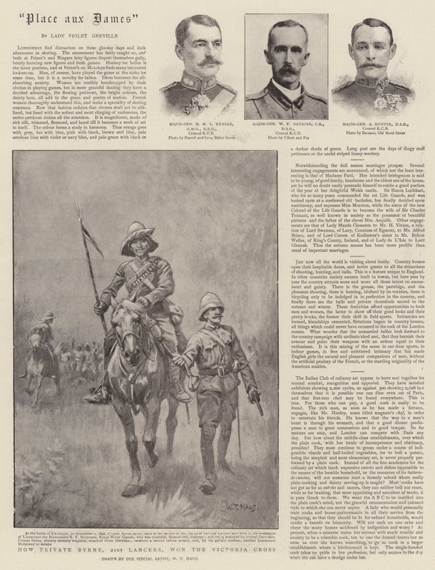 Hur Private Byrne, 21st Lancers, vann Victoria Cross av William T. Maud