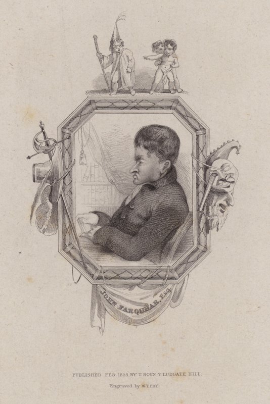 John Farquhar, skotsk köpman och entreprenör (gravyr) av William Thomas Fry